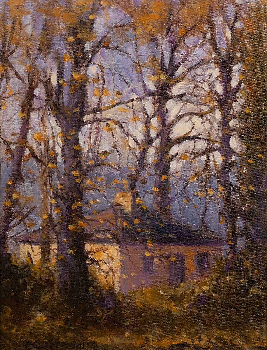 HOUSE IN THE WOODS by Patrick Copperwhite (b.1935) at Whyte's Auctions