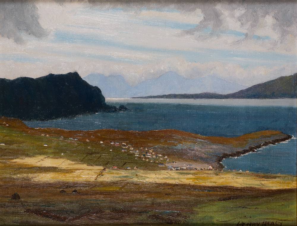 OVER DOOAGH, ACHILL by Henry Healy sold for 540 at Whyte's Auctions