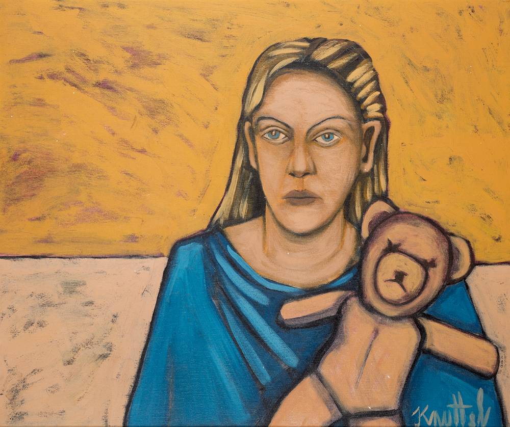 ARTIST'S DAUGHTER, 1984 by Graham Knuttel (1954-2023) at Whyte's Auctions