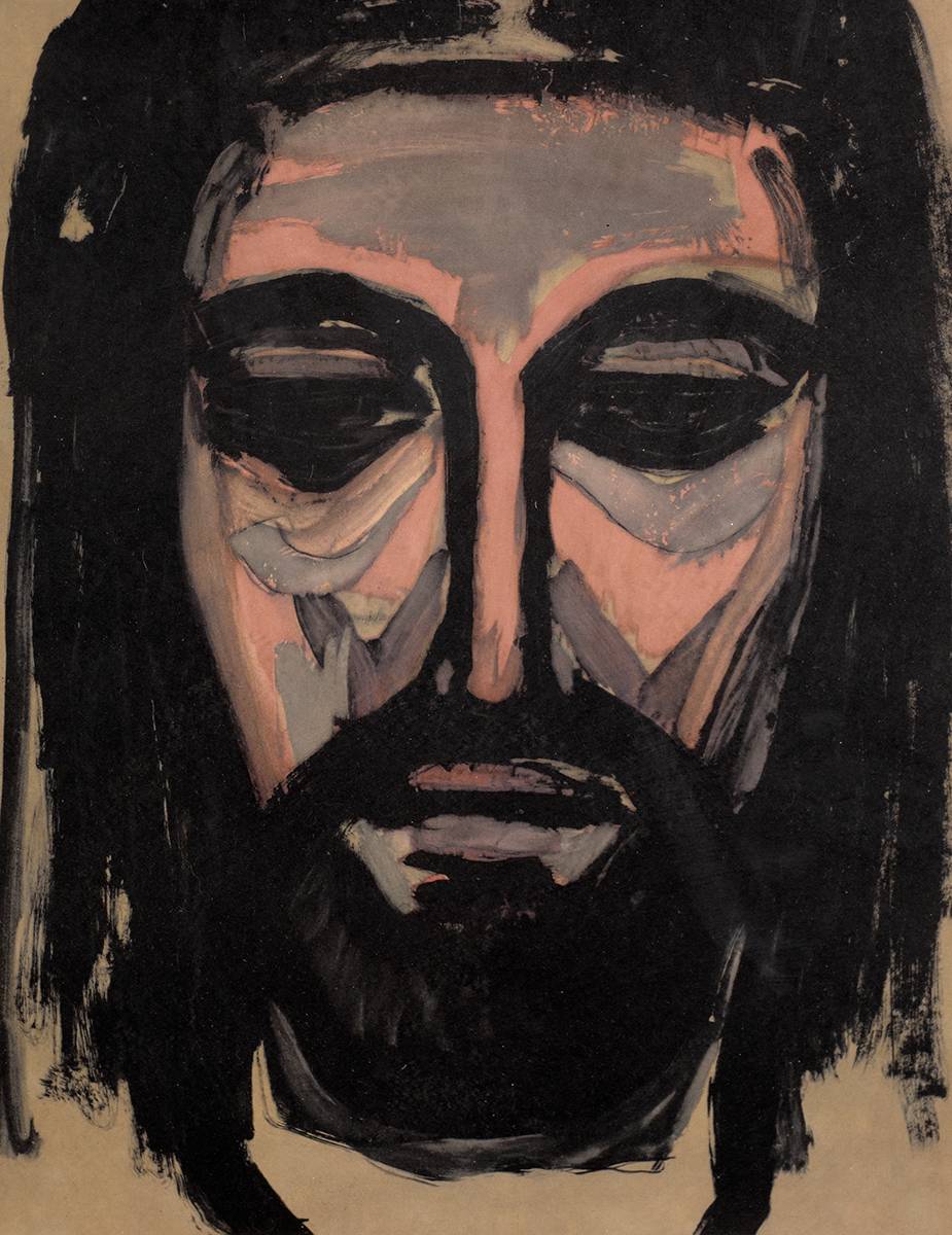HEAD OF CHRIST by Evie Hone sold for 400 at Whyte's Auctions
