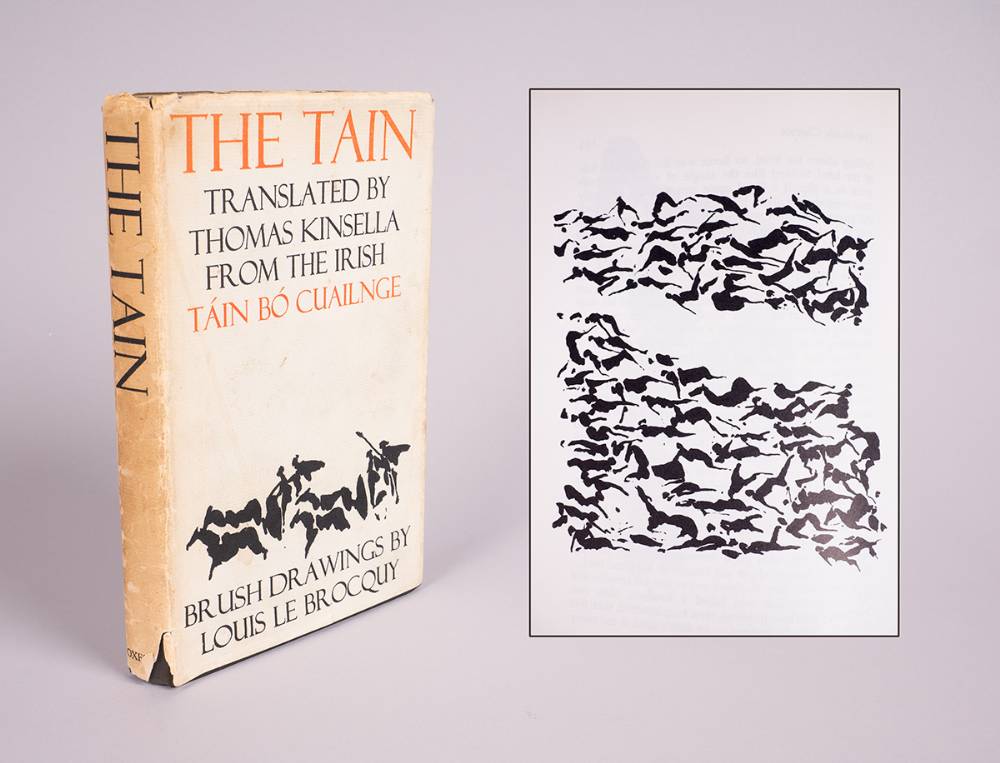 THE TIN, TRANSLATED BY THOMAS KINSELLA FROM TIN B CAILGNE by Louis le Brocquy HRHA (1916-2012) at Whyte's Auctions