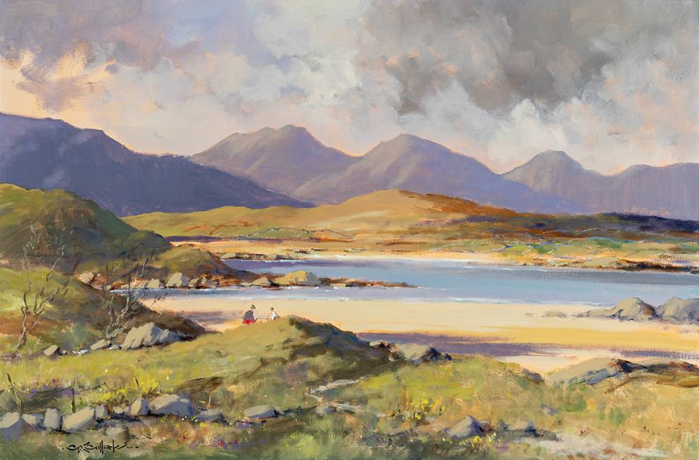 BEACH SCENE, WEST OF IRELAND by George K. Gillespie RUA (1924-1995) at Whyte's Auctions