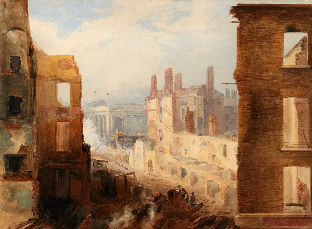 RUINS OF THE ROYAL ARCADE, DUBLIN at Whyte's Auctions