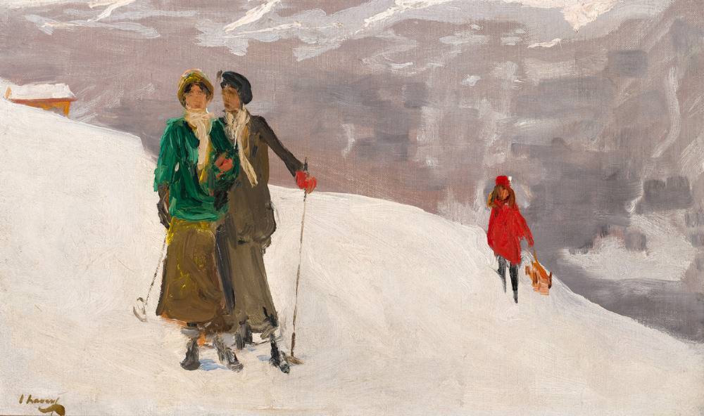 SWITZERLAND [HAZEL AND ALICE], 1913 by Sir John Lavery sold for €230,000 at Whyte's Auctions
