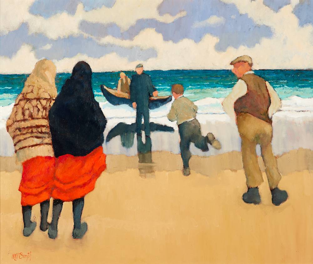 HOME FROM THE SEA by Norman Smyth RUA (b.1933) at Whyte's Auctions