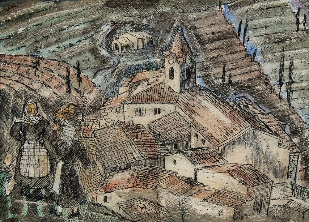 SAINTE-AGNS, FRANCE, 1947 by Basil Ivan Rkczi (1908-1979) at Whyte's Auctions