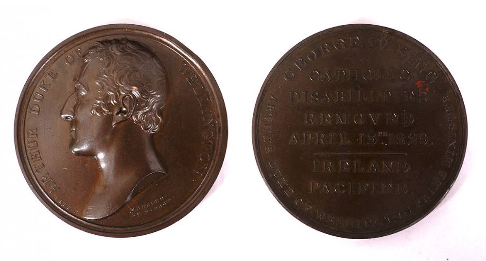 1814 and 1829 Duke of Wellington medals. at Whyte's Auctions