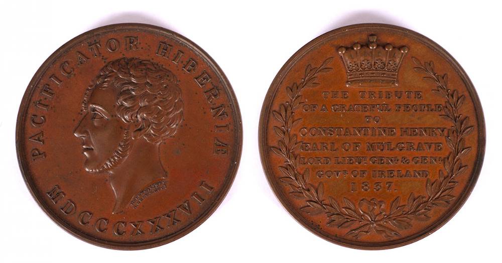 1837. Earl of Mulgrave medals. (2) at Whyte's Auctions