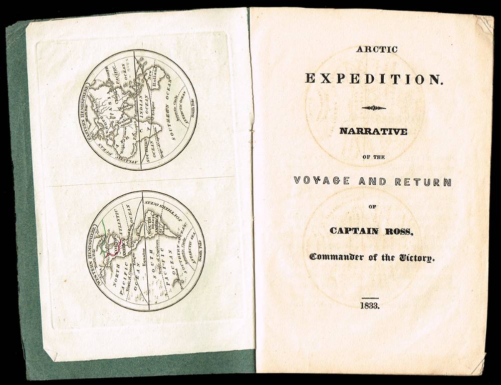 1833. Arctic Expedition: Narrative of the Voyage and Return of Captain Ross, Commander of The Victory. at Whyte's Auctions