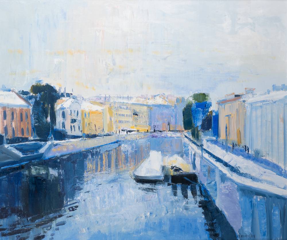 FONTANKA RIVER, SAINT PETERSBURG, RUSSIA, 2003 by Alexey Krasnovsky (1945-2016) at Whyte's Auctions