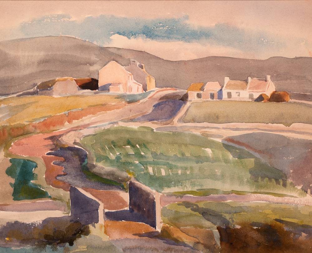 NEAR FALCARRAGH, COUNTY DONEGAL, 1939 by Kathleen Isabella Mackie sold for 240 at Whyte's Auctions