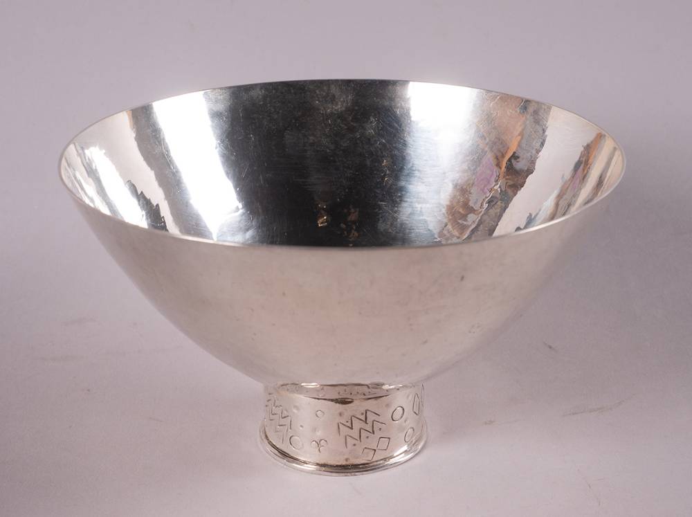 IRISH SILVER BOWL, 1973 by Pdraig  Mathna (1925-2019) at Whyte's Auctions