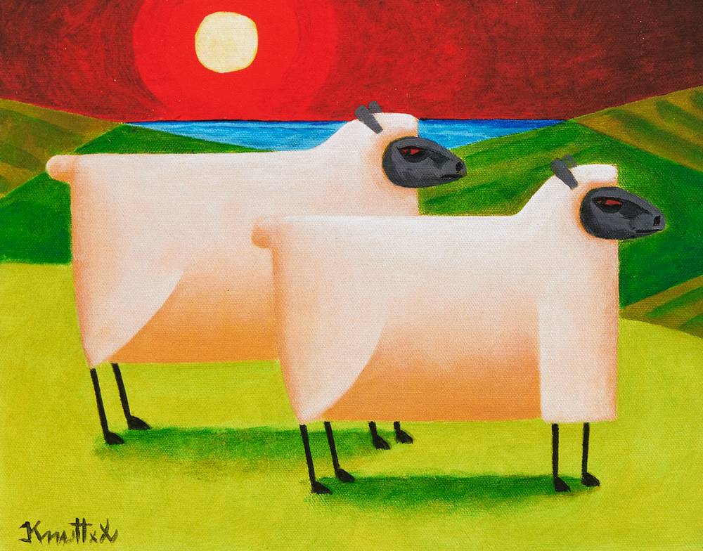 SHEEP, 2017 by Graham Knuttel (1954-2023) at Whyte's Auctions