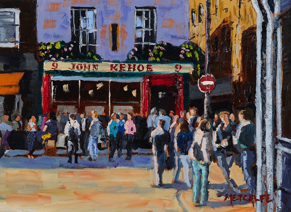 KEHOE'S PUB, DUBLIN, 2023 by Peter 'Metcalfe' O'Connor sold for 680 at Whyte's Auctions