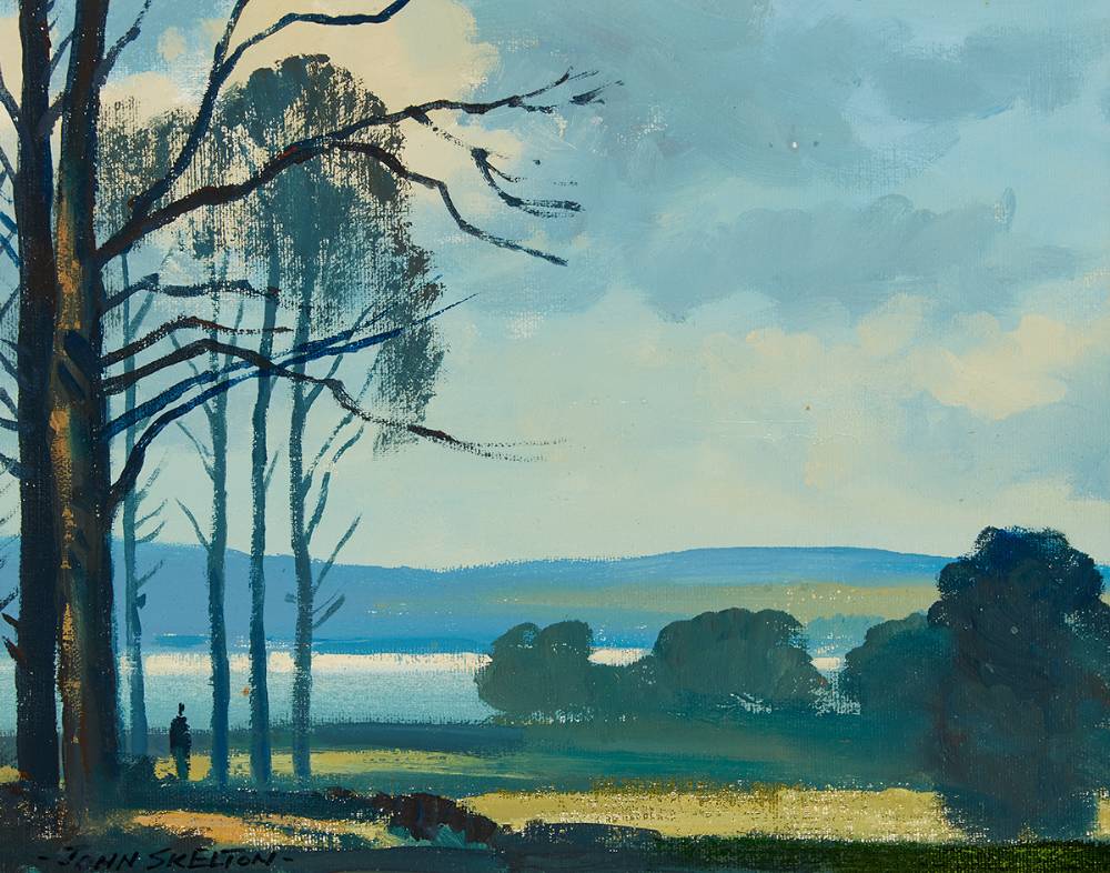 FIGURE IN A LANDSCAPE by John Skelton (1923-2009) at Whyte's Auctions