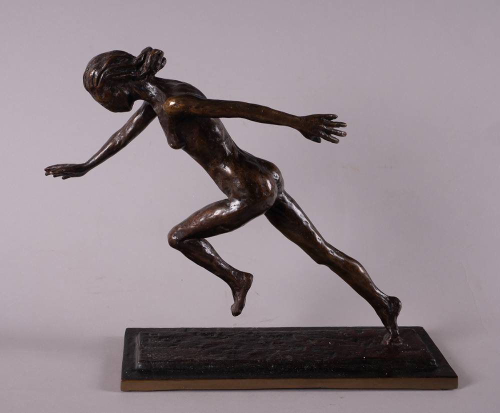 RUNNING GIRL, 1993 by Ann Cooney  at Whyte's Auctions