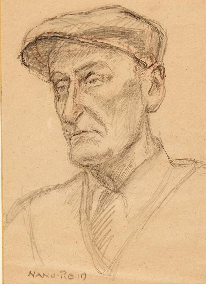 MAN WITH CLOTH CAP by Nano Reid (1900-1981) at Whyte's Auctions
