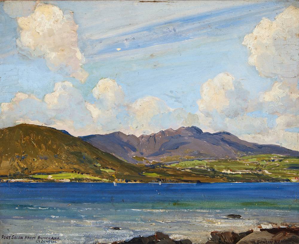 PORTSALON FROM BUNCRANA, COUNTY DONEGAL by Henry Echlin Neill RUA (1888-1981) at Whyte's Auctions