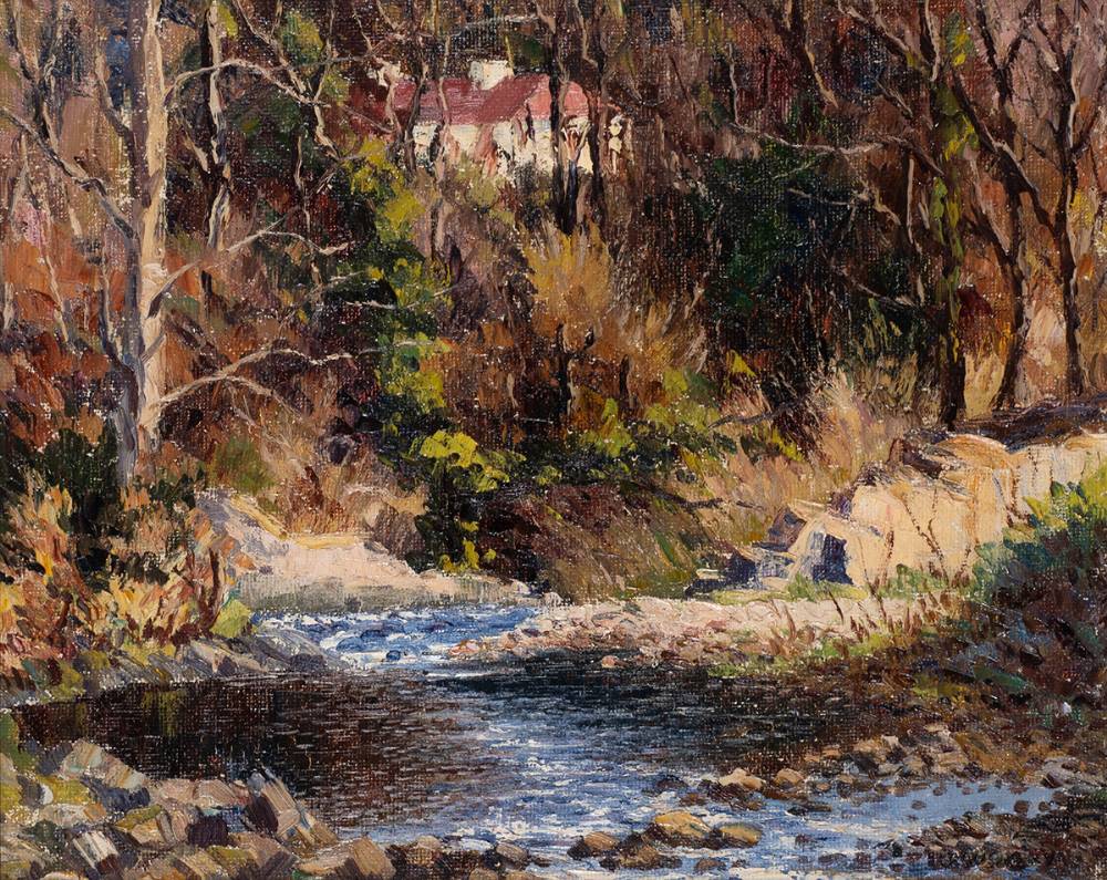 KNOCKSINK, ENNISKERRY, COUNTY WICKLOW by Fergus O'Ryan sold for 420 at Whyte's Auctions