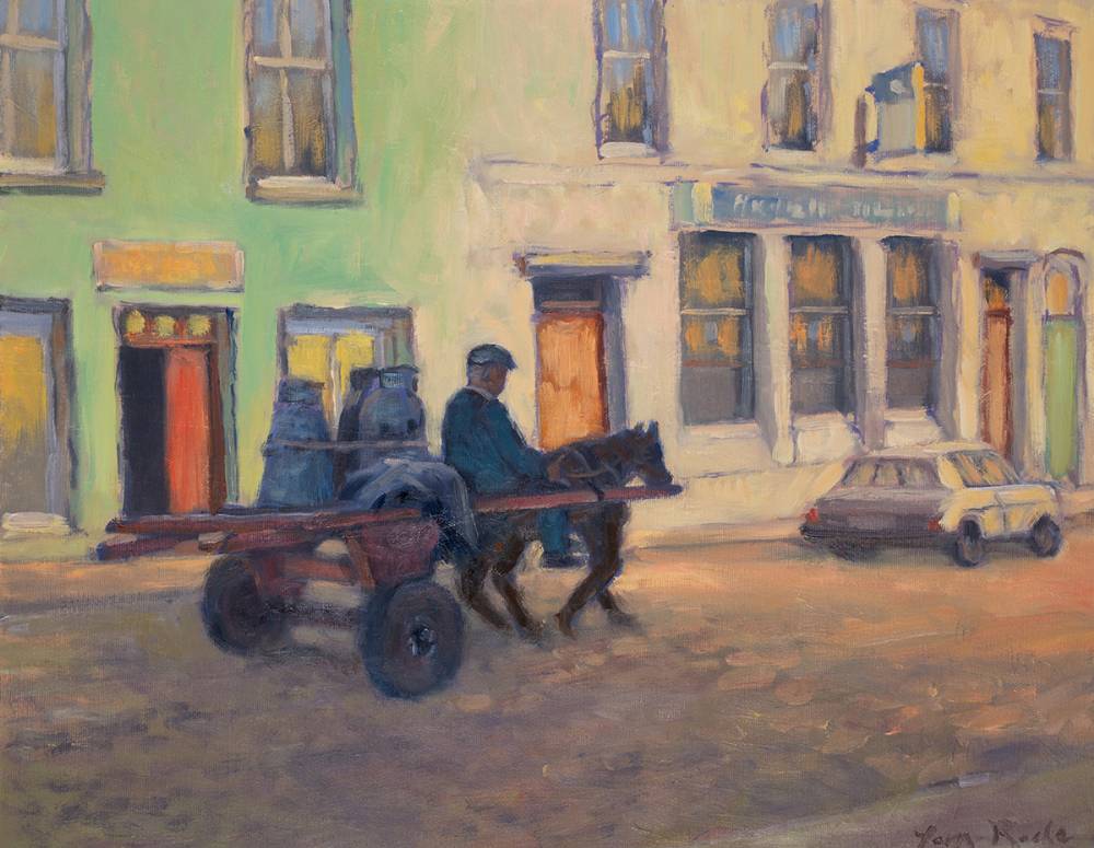 CREAMERY RUN, DINGLE, COUNTY KERRY by Tom Roche sold for 950 at Whyte's Auctions