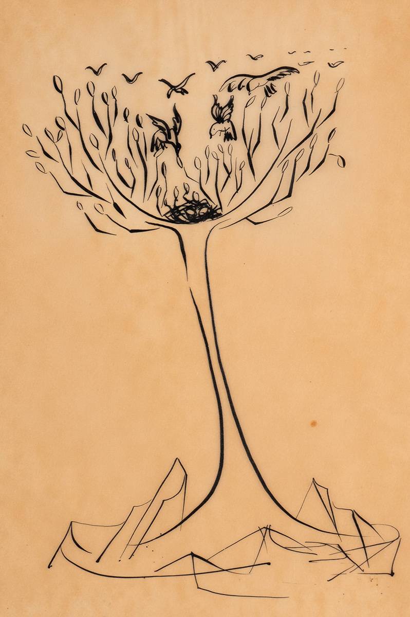 TREE OF LIFE by Anne Yeats sold for 200 at Whyte's Auctions
