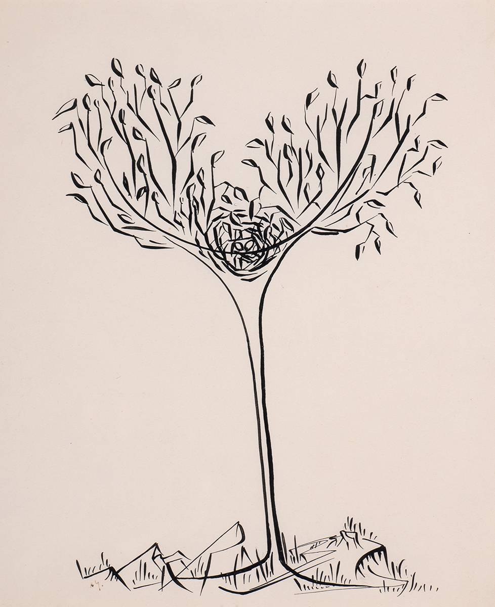 TREE by Anne Yeats (1919-2001) at Whyte's Auctions