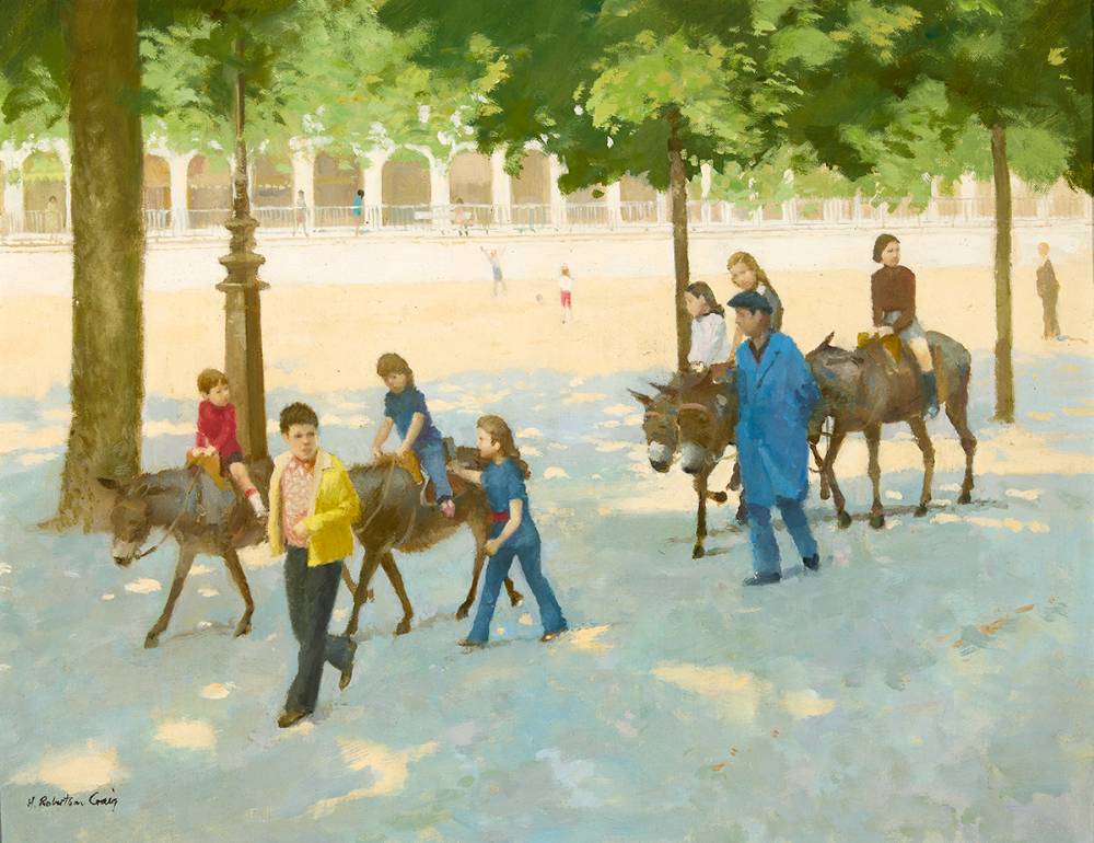 IN THE TUILERIES, PARIS, FRANCE by Henry Robertson Craig sold for 1,400 at Whyte's Auctions
