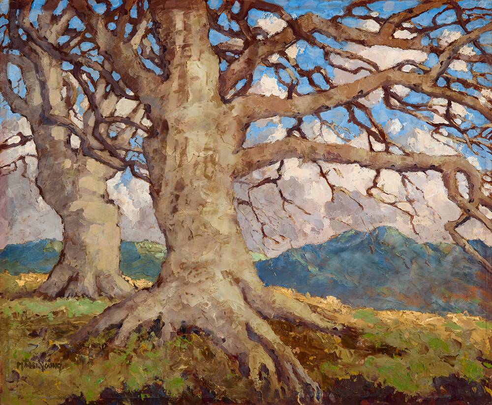TREES IN WINTER, COUNTY WICKLOW by Mabel Young sold for 4,500 at Whyte's Auctions