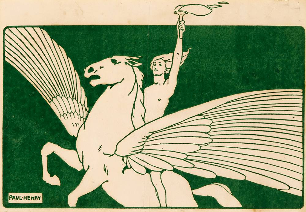 PEGASUS, c.1906 by Paul Henry sold for 10,000 at Whyte's Auctions