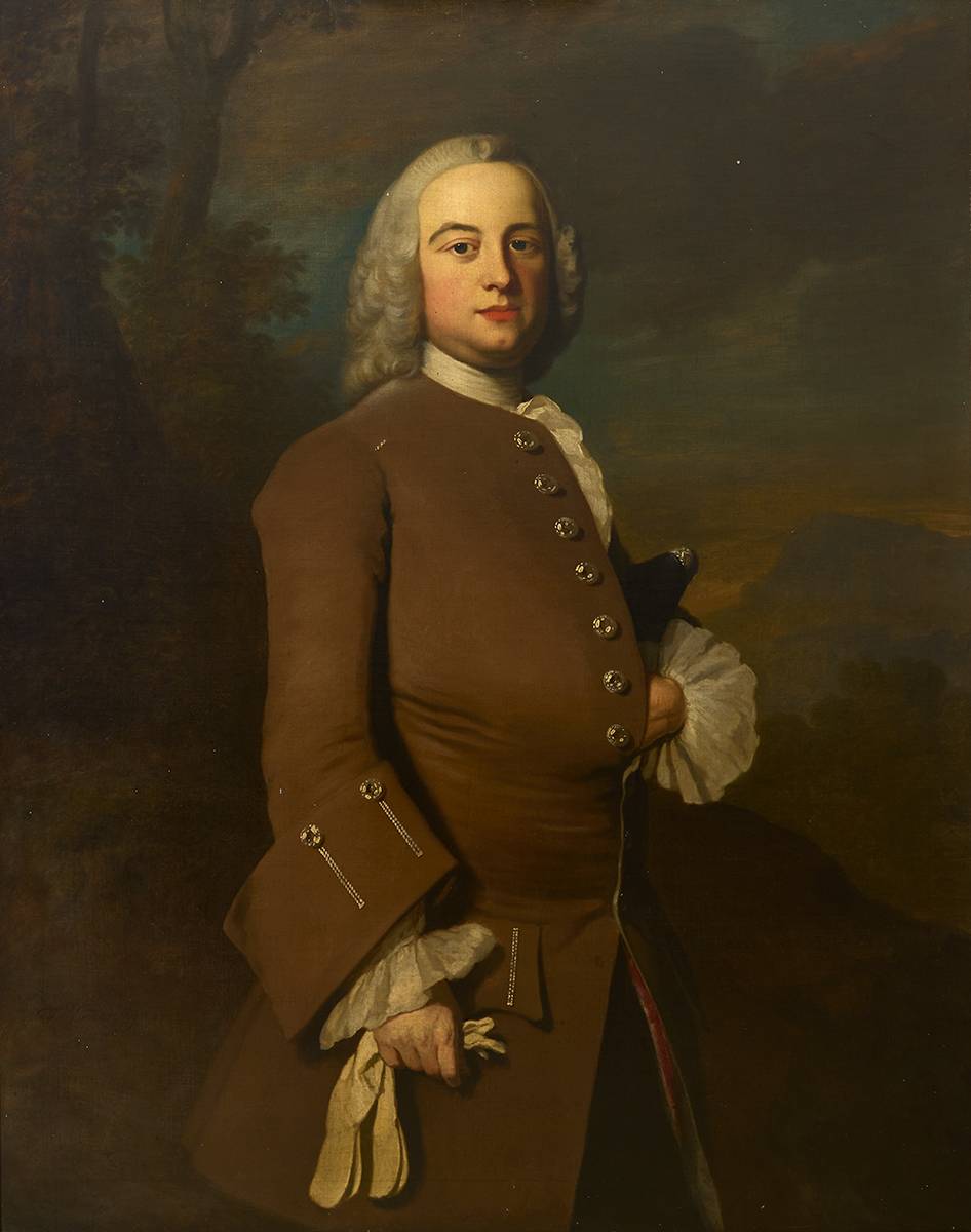 PORTRAIT OF SAMUEL RICHARDSON by Frans Van Der Myn (Dutch/German, 1719-1783) at Whyte's Auctions
