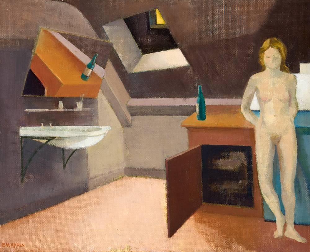 ATTIC ROOM, RUE MADAME, PARIS, 1996 by Barbara Warren RHA (1925-2017) at Whyte's Auctions