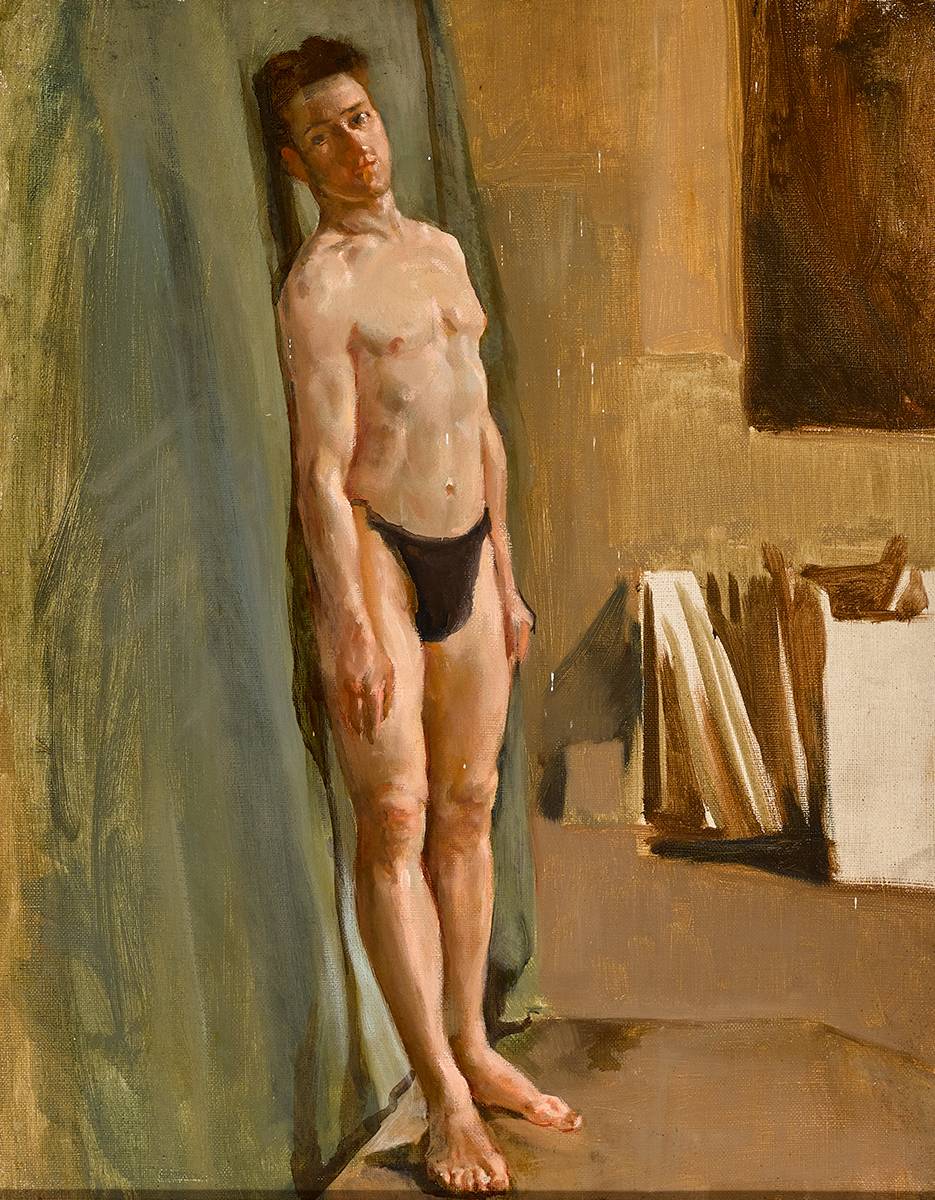 STUDY OF A BOY, c.1923-1925 by Kathleen Isabella Mackie sold for 1,900 at Whyte's Auctions