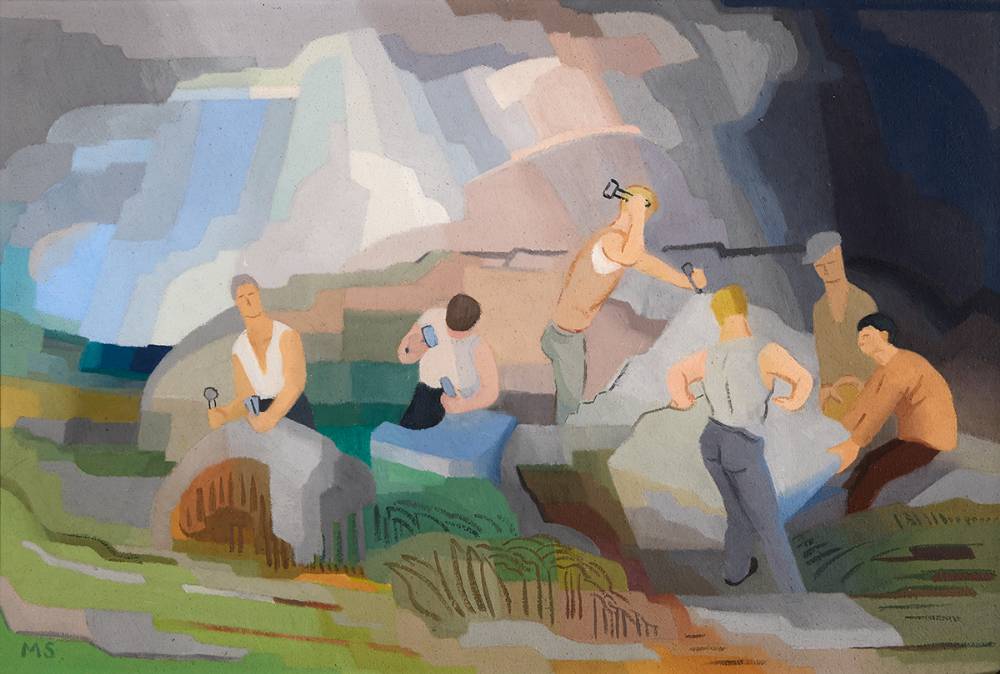STONEWORKERS by Margaret Stokes sold for 4,400 at Whyte's Auctions