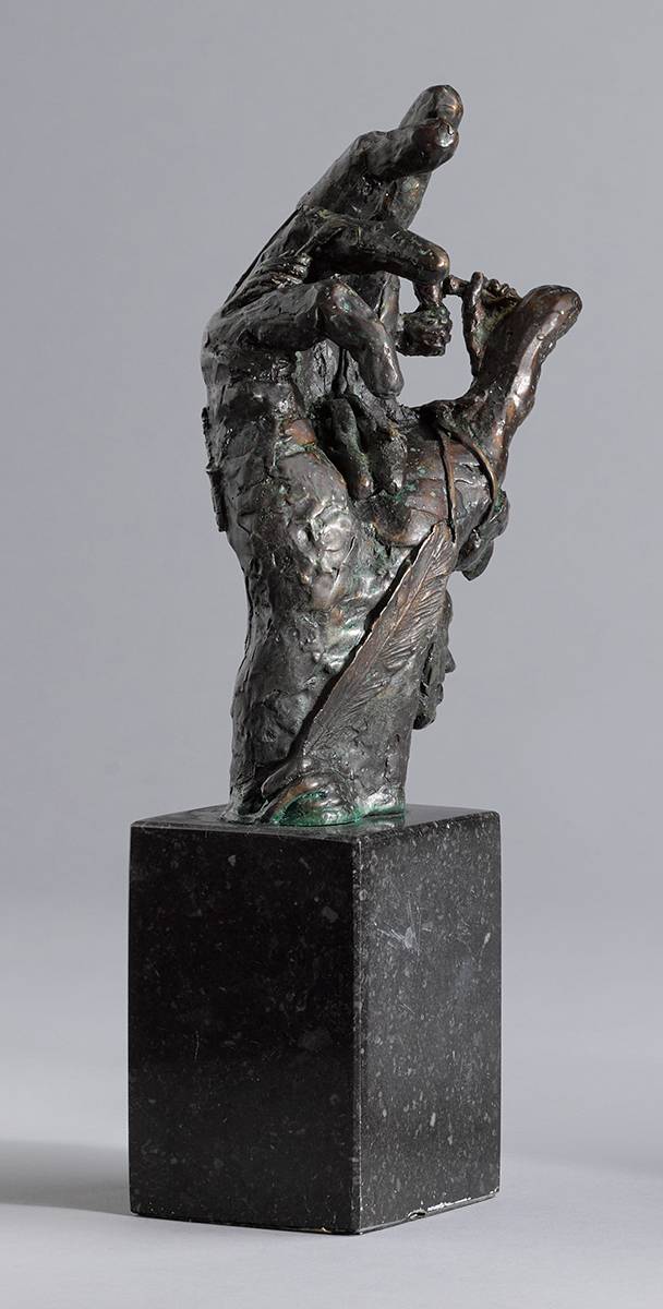 HAND OF HOPE [REPRESENTING ART IN ALL ITS FORMS], 1980 by John Coll sold for 1,700 at Whyte's Auctions