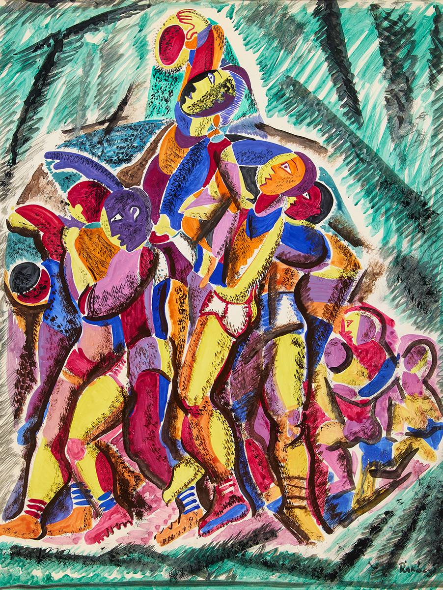 RUGBY by Basil Ivan Rkczi sold for 1,800 at Whyte's Auctions