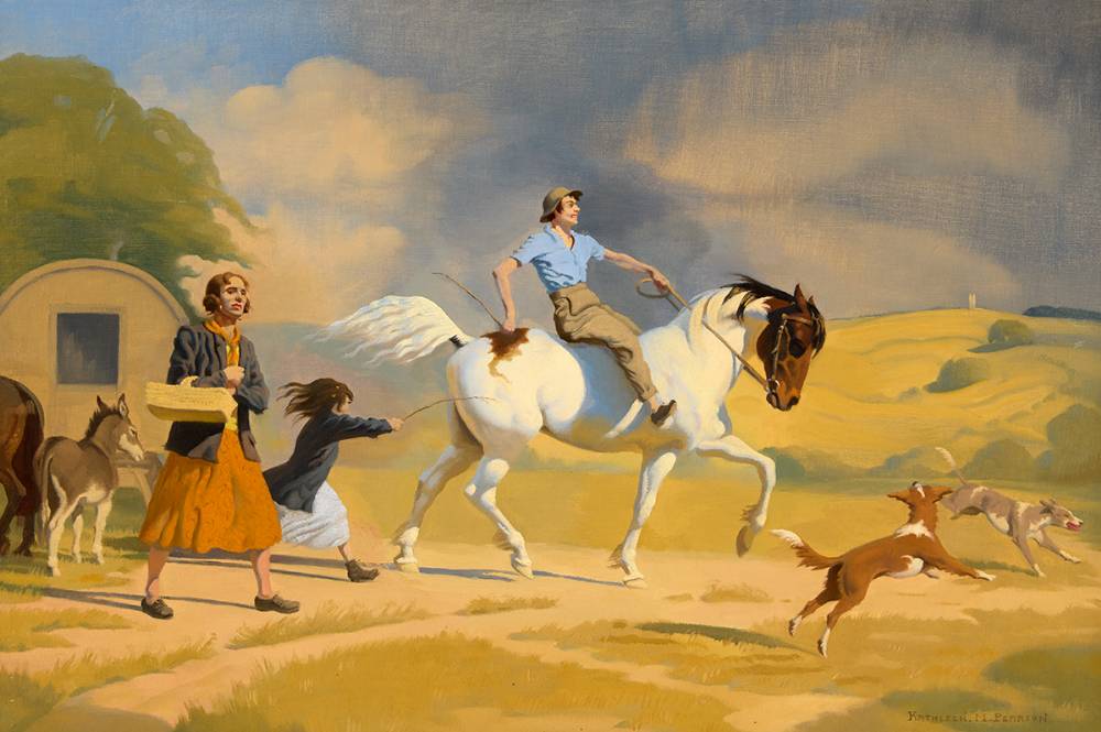 GYPSIES by Kathleen Margaret Pearson sold for 2,000 at Whyte's Auctions