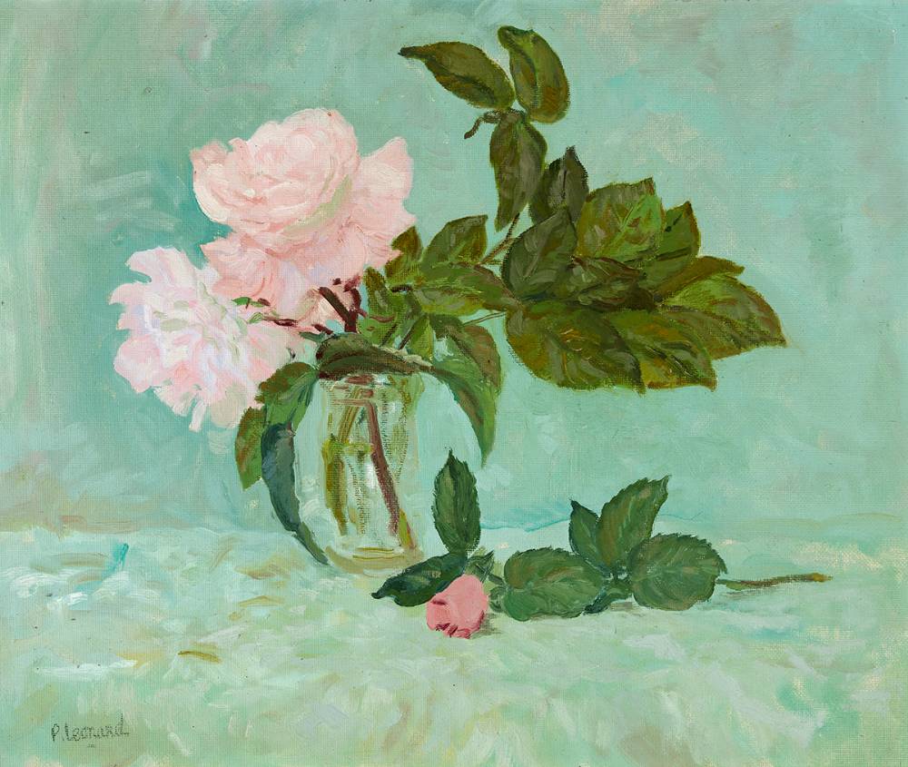 PINK ROSE by Patrick Leonard HRHA (1918-2005) at Whyte's Auctions