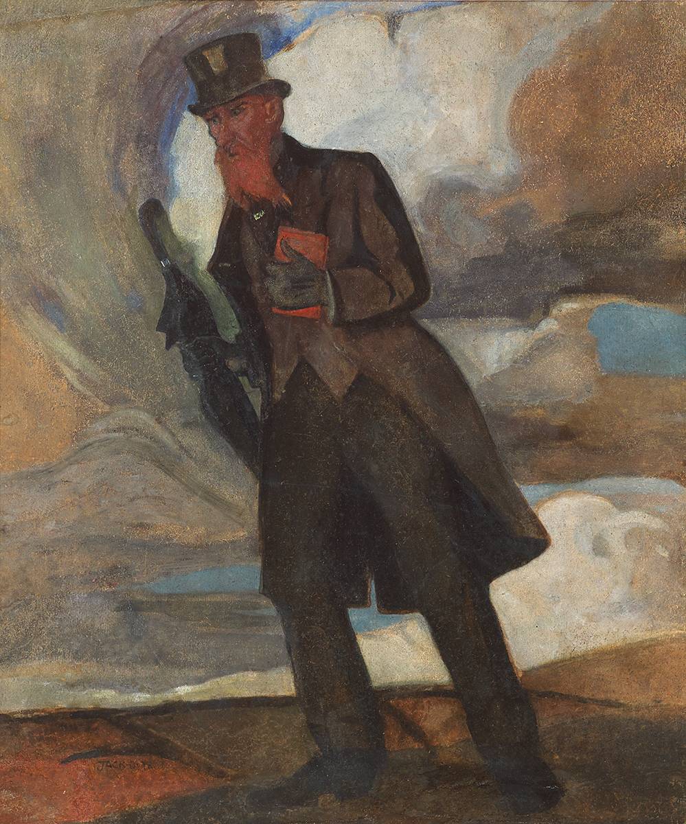 A PROFESSIONAL MAN, c.1905 by Jack Butler Yeats sold for €34,000 at Whyte's Auctions