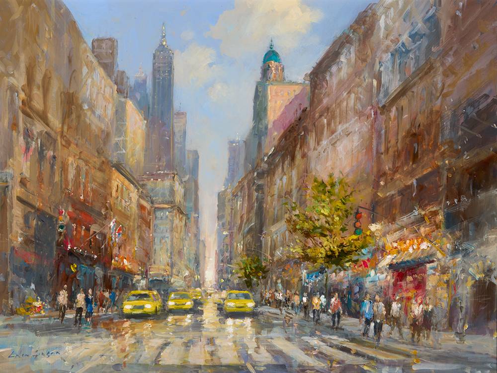 WET DAY, NEW YORK, 2023 by Colin Gibson sold for 1,250 at Whyte's Auctions