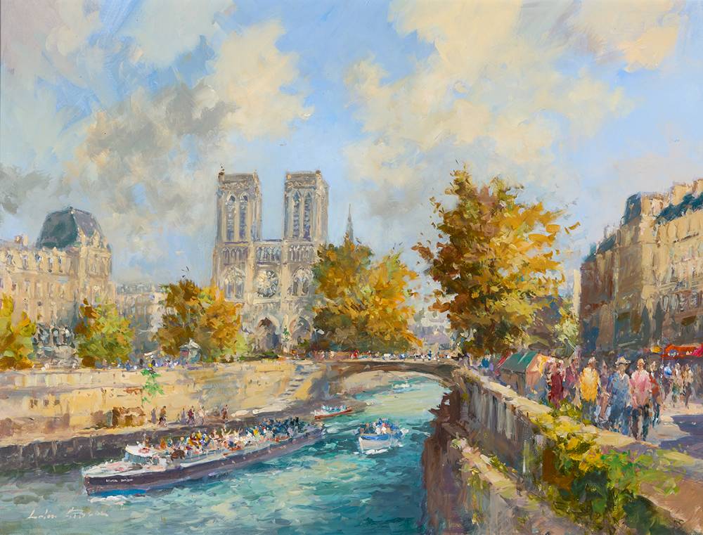 NOTRE DAME CATHEDRAL, PARIS, 2023 by Colin Gibson (b.1948) at Whyte's Auctions