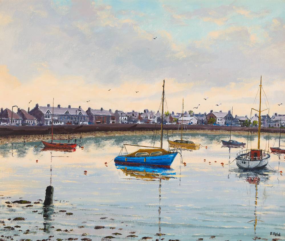 LOW TIDE, EARLY MORNING, SKERRIES, 1983 by Frank Feld  at Whyte's Auctions