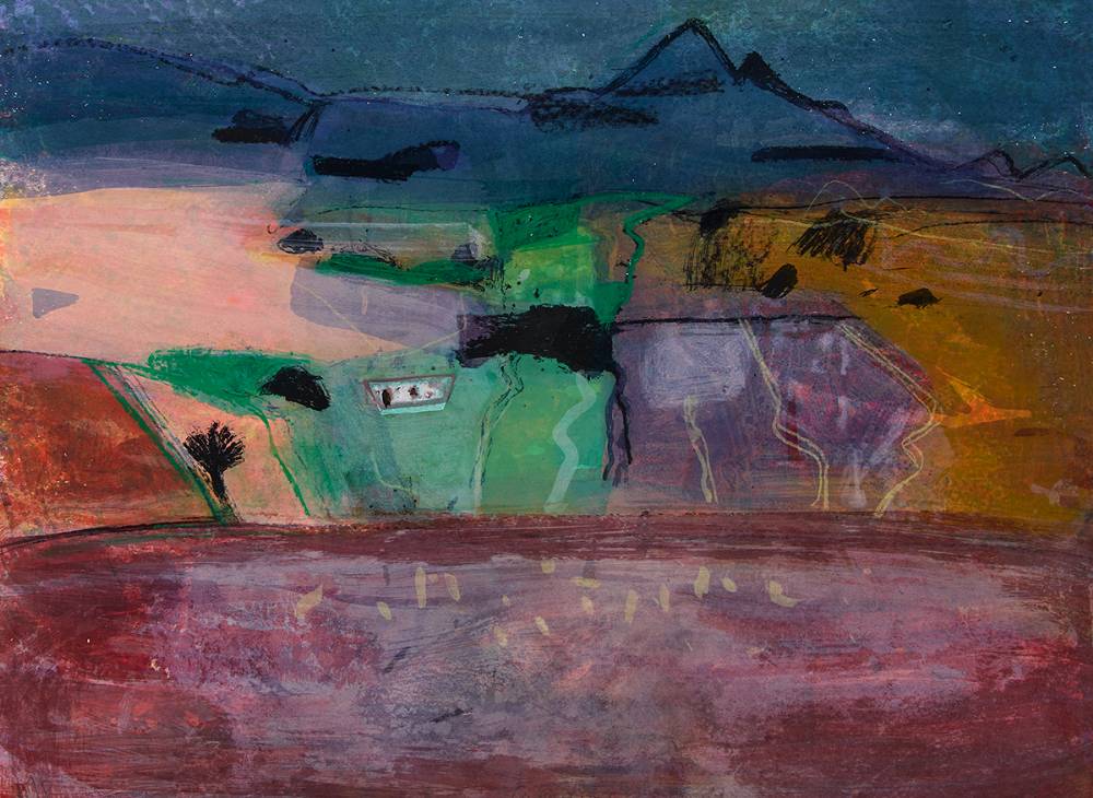 LANDSCAPE by Barbara Rae RSA RSW CBE (b.1943) at Whyte's Auctions