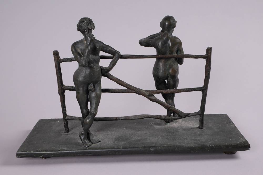 THE SMOKERS by Simon O'Donnell (b.1945) at Whyte's Auctions