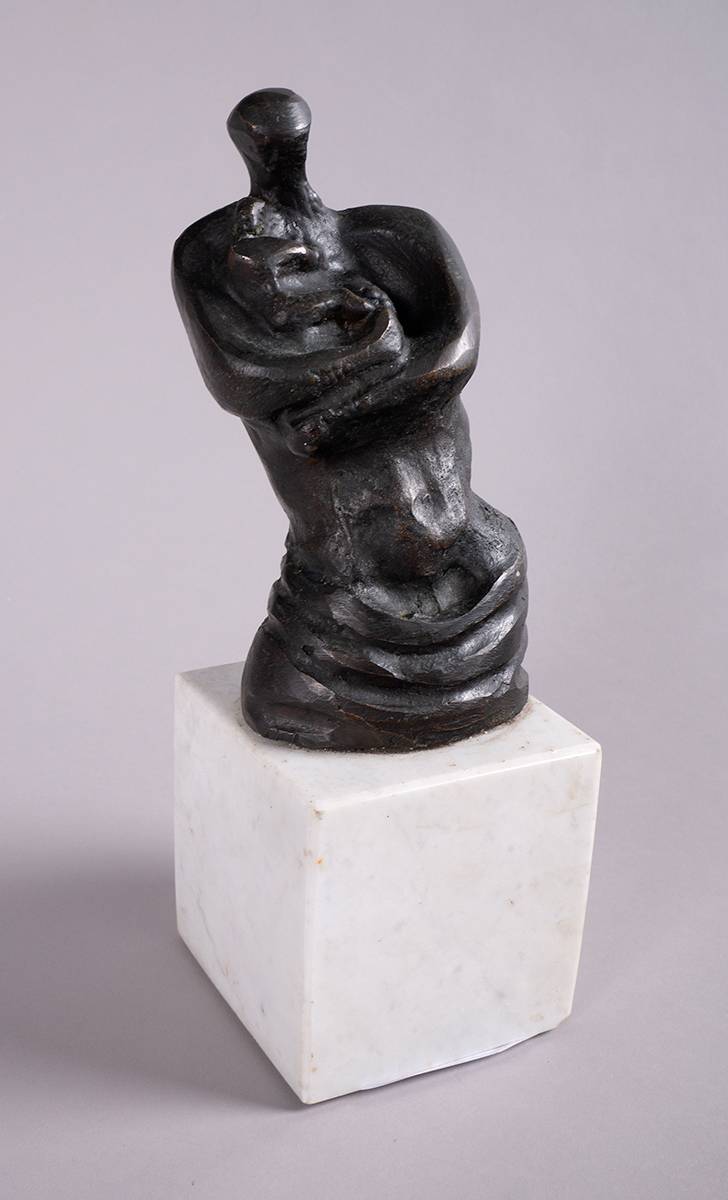 MOTHER EMBRACING CHILD by Tony Coady (b.1952) at Whyte's Auctions