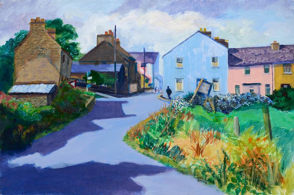 THE VILLAGE by Doreen Dunne sold for 420 at Whyte's Auctions