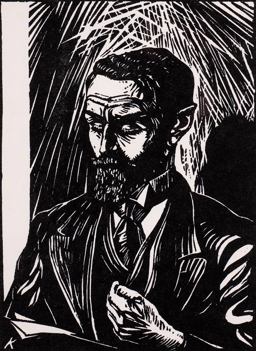CASEMENT IN THE DOCK by Harry Kernoff RHA (1900-1974) at Whyte's Auctions