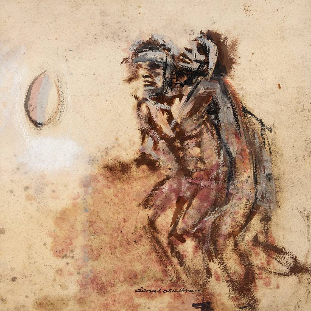 RUGBY by Donal O'Sullivan (1945-1991) at Whyte's Auctions