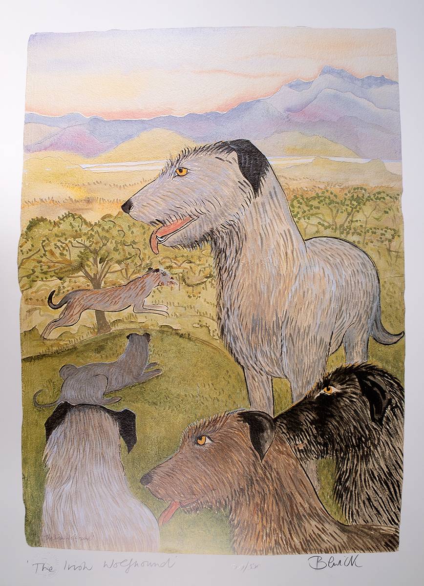 IRISH ANIMAL SERIES (SET OF SIX) by Pauline Bewick sold for 1,500 at Whyte's Auctions