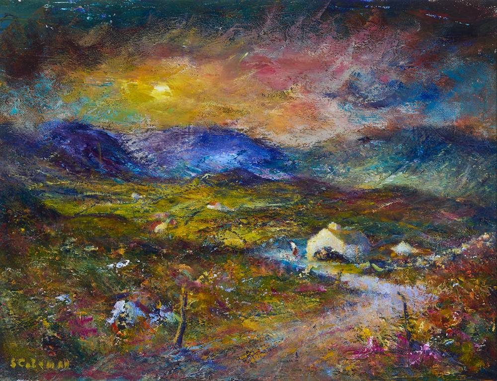 MOONLIGHT MAAM, CONNEMARA by Seamus Coleman sold for 440 at Whyte's Auctions