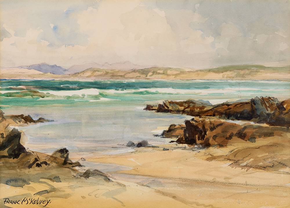ARDS BAY, COUNTY DONEGAL by Frank McKelvey sold for 750 at Whyte's Auctions